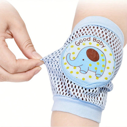 1 Pair Baby Breathable Mesh Knee Pads, Toddler Anti-Fall Crawling Protective Gear, Summer Thin Crawling Knee Pads