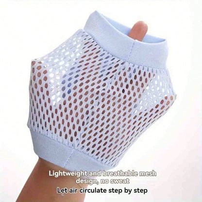 1 Pair Baby Breathable Mesh Knee Pads, Toddler Anti-Fall Crawling Protective Gear, Summer Thin Crawling Knee Pads