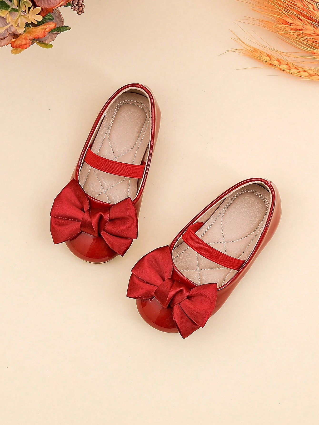 1 Pair Cute Floral Casual Comfortable Flat Shoes, Versatile For Girls All Seasons