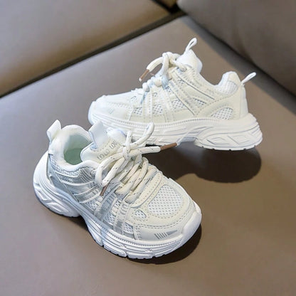1 Pair Fashionable Baby Sneakers, Soft Breathable Fabric, Lightweight Shock-Absorbing Non-Slip Sole, Caring For Baby's Little Feet. Multiple Colors Available, Suitable For Running And Jumping, Must-Ha