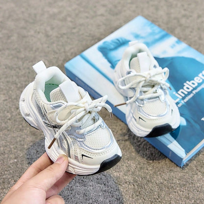 1 Pair Fashionable Baby Sports Shoes, Soft Breathable Fabric, Lightweight Shock-Absorbing Non-Slip Sole, Caring For Baby's Little Feet. Multiple Colors Available, Suitable For Running And Jumping, Ess