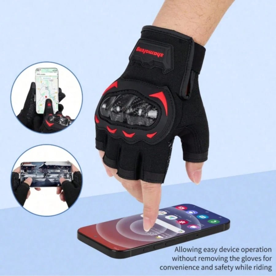 1 Pair Waterproof Motorcycle Gloves, Warm Riding Gloves, Full Finger Motorcycle Gloves, Touchscreen Motorcycle Gloves, Anti-Slip Racing Gloves, Motorcycle Accessories, Essential For Riding, Unisex Bik