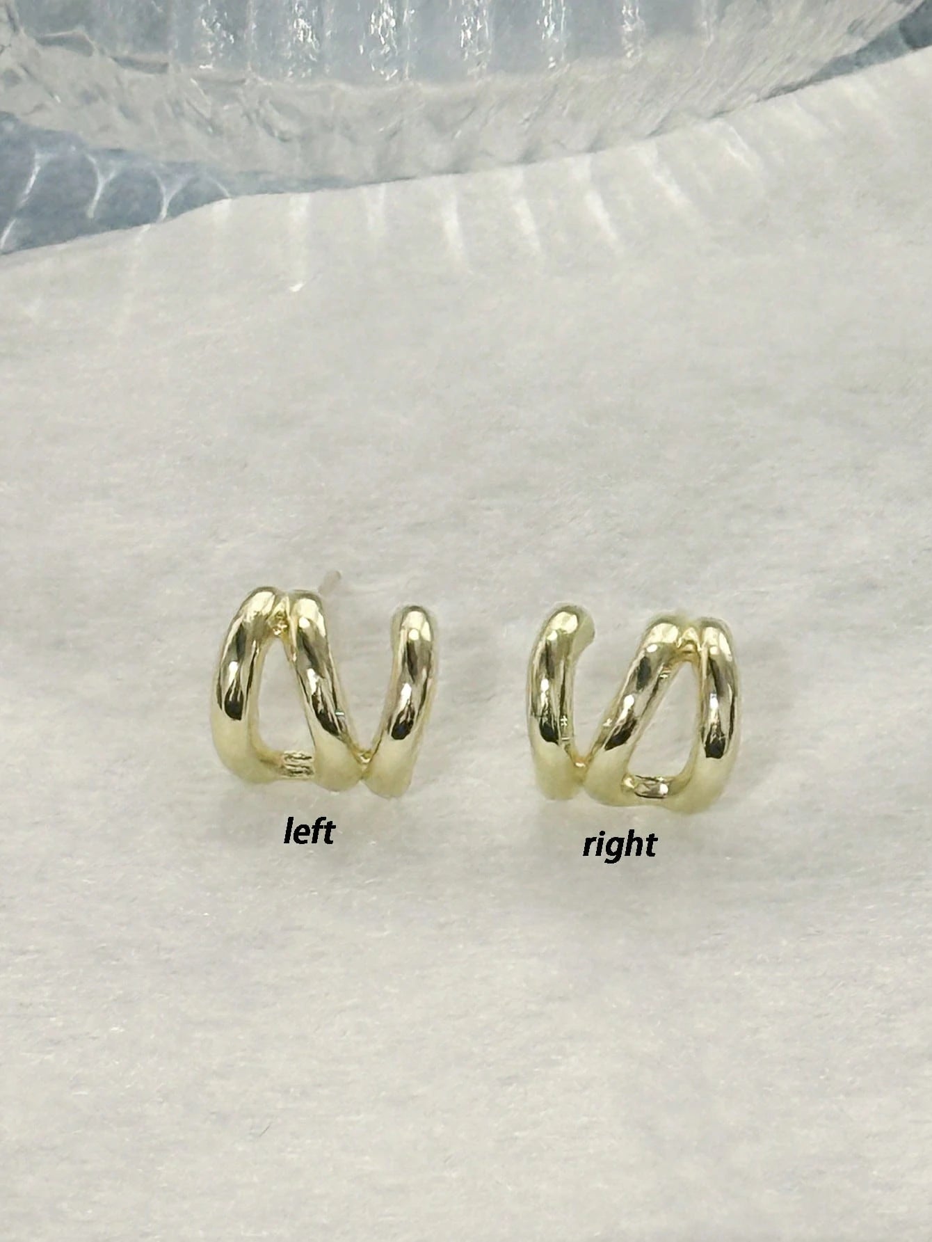 1 Pair Women's Elegant Triple-Layer Round Stud Earrings- Perfect Gift For Holidays, Birthdays And Special Occasions, Casual Wear For Halloween