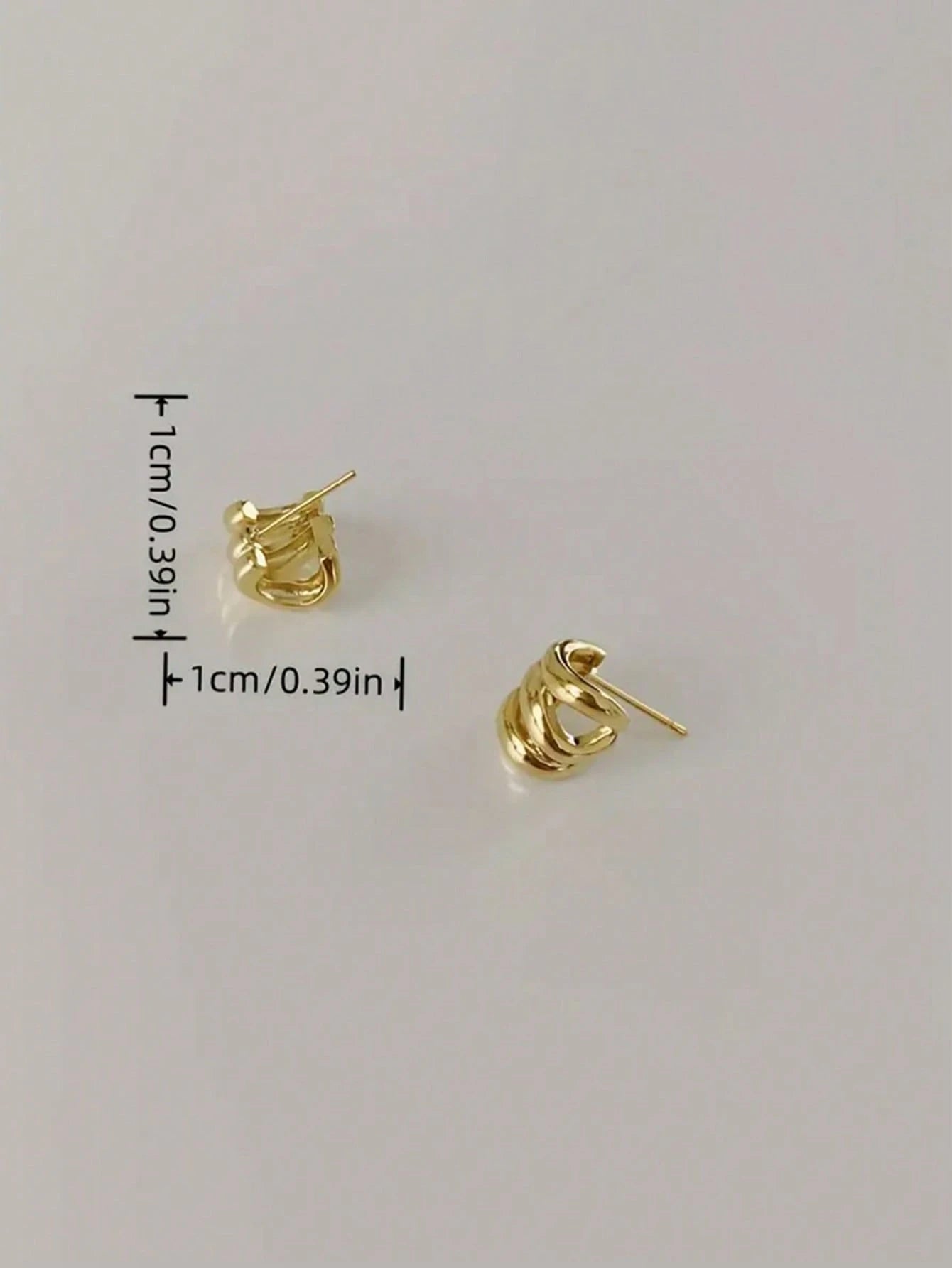 1 Pair Women's Elegant Triple-Layer Round Stud Earrings- Perfect Gift For Holidays, Birthdays And Special Occasions, Casual Wear For Halloween