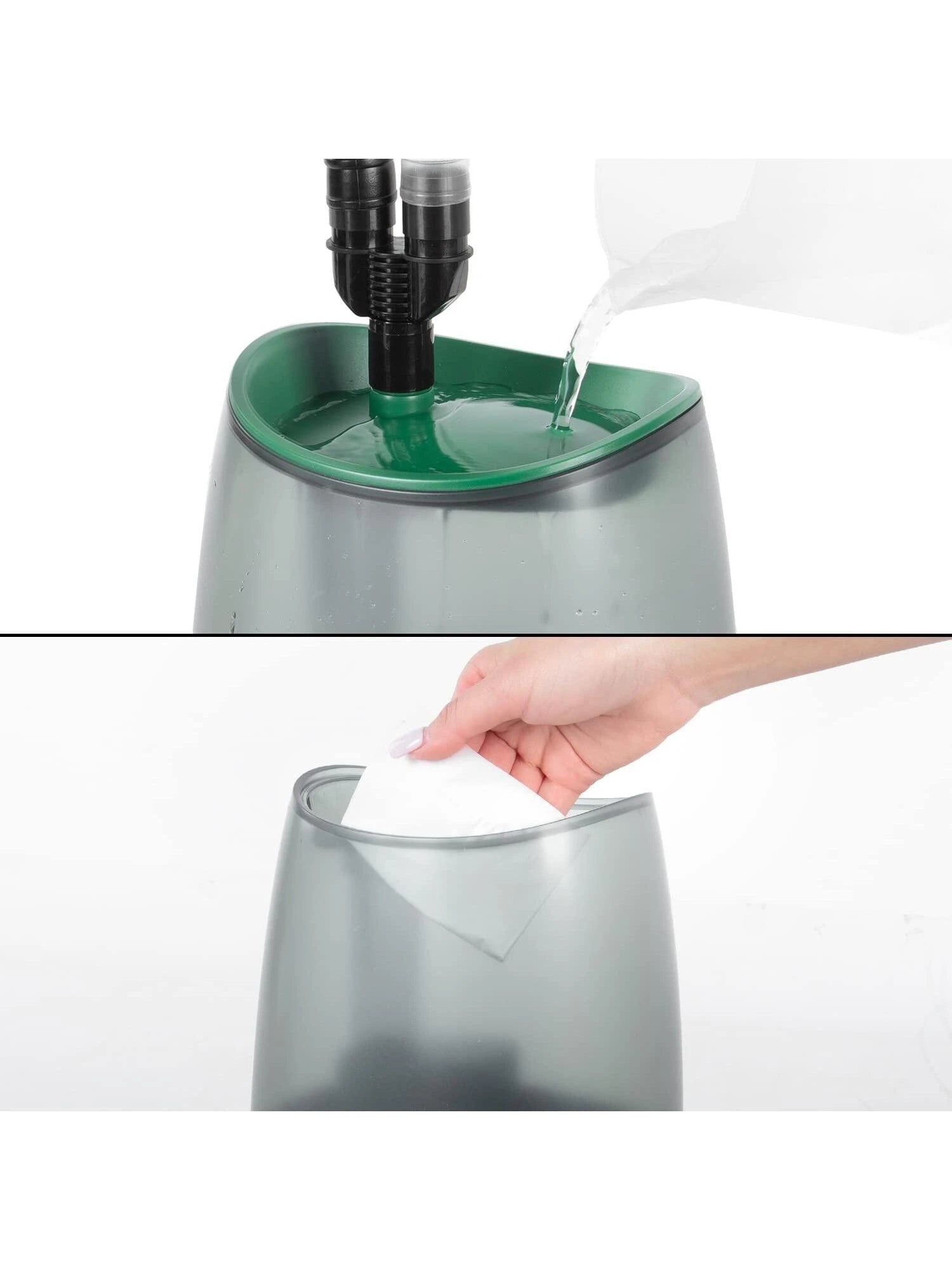 1 PC 4L Reptile Humidifier Fogger, Large Reptile Fogger with Humidity Control, Terrarium Humidifiers with Extended Tube Automatic Reptile Misting System for Reptiles Amphibians Herps Vivarium