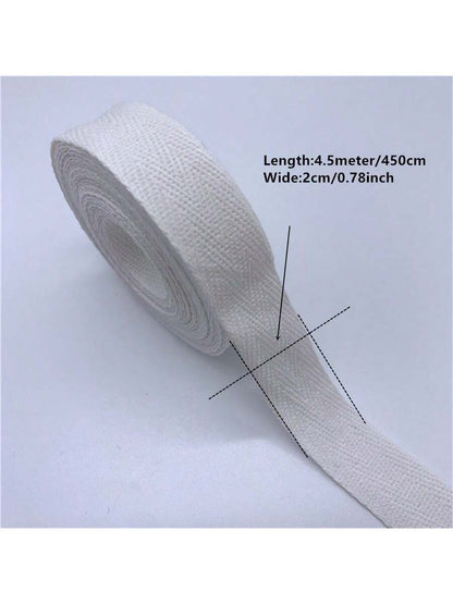 1 Pc 5yards 20mm 100% Ribbon Handmade Hserring Bone Ribbon For Apparel Sewing Fabric DIY Christmas Decoration