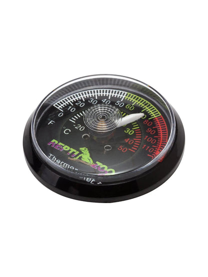 1 PC Reptile Terrarium Thermometer, Dial Gauges Pet Rearing Box Thermometer Celsius and Fahrenheit, Reptile Thermometer Accurate Dual Gauges Display, 2 in 1 Reptile Tank Thermometer & Humidity Meter