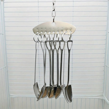 1 Piece Of Metal Bird Toy, Durable Parrot Chewing Ornament- Suitable For Medium To Large Birds Such As Cockatoos And African Grey Parrots, Promotes Mental Stimulation And Beak Health