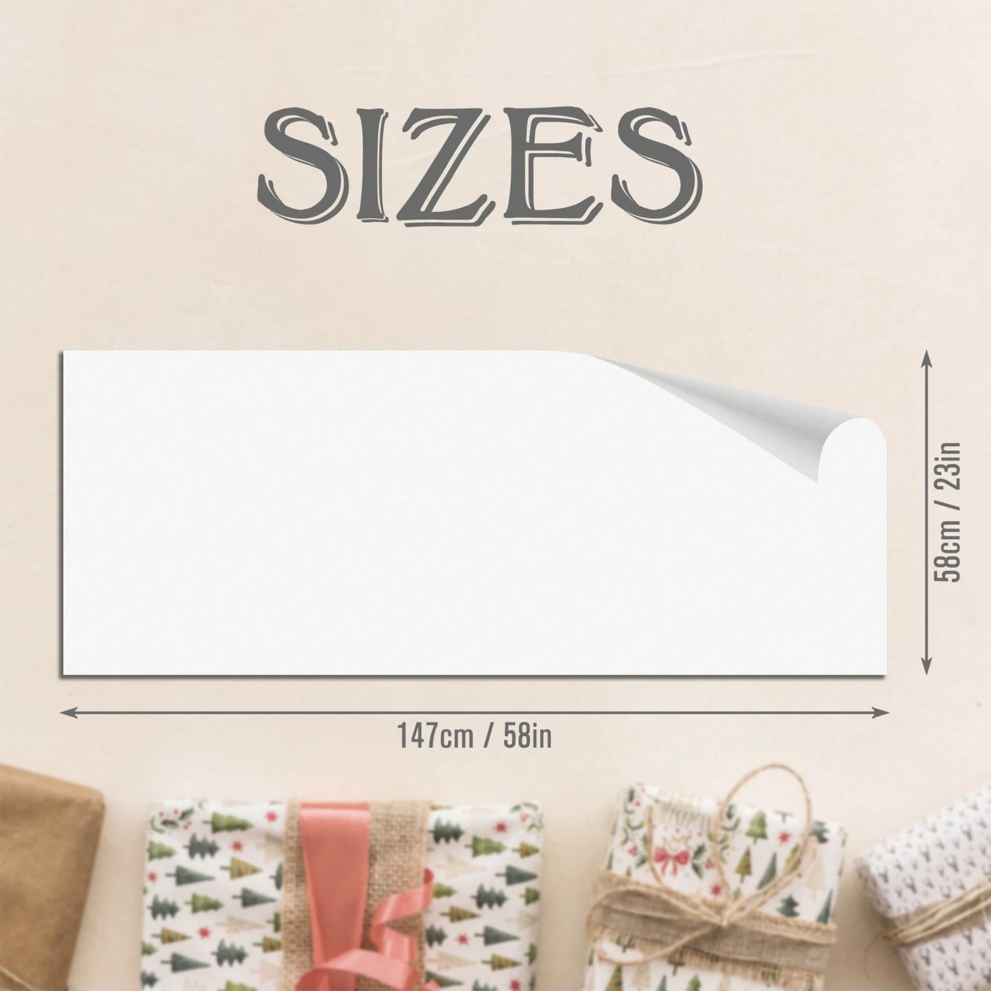 1 Roll- 58*23inch- Classic Nutcracker Ballerina Wrapping Paper- Timeless Christmas Wrapping Paper- Ballet Nutcracker Christmas