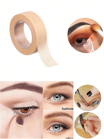 1 Roll Eyeshadow Tape, Natural Eyeliner Tape, Eye Makeup Auxiliary Tool, Eye Makeup Finish Patch,Makeup,Cheap,Room Decor,Vanity,Travel,Bedroom,Makeup Accessories,Eyelash Curler,Cheap,Stocking Stuffe