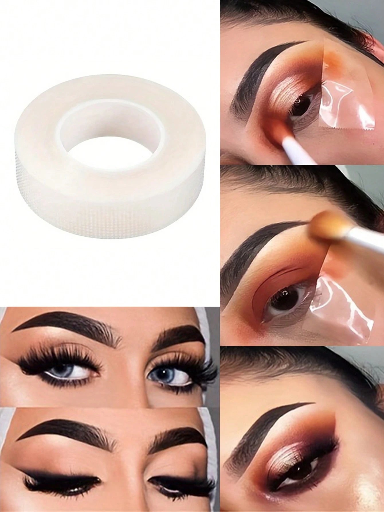 1 Roll Eyeshadow Tape, Natural Eyeliner Tape, Eye Makeup Auxiliary Tool, Eye Makeup Finish Patch,Makeup,Cheap,Room Decor,Vanity,Travel,Bedroom,Makeup Accessories,Eyelash Curler,Cheap,Stocking Stuffe