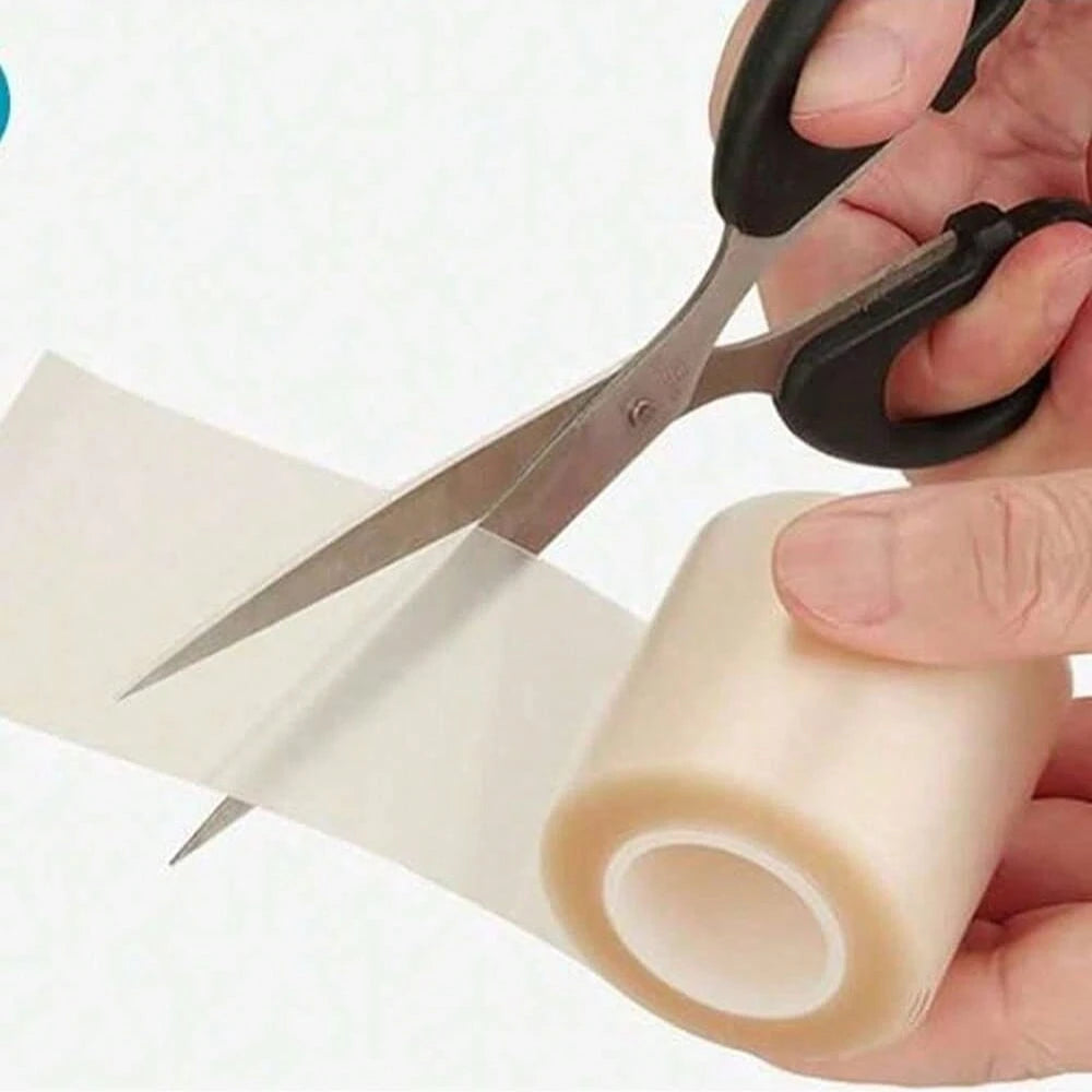 1 Roll Hydrocolloid Roll, Scar Concealing Patch, Large Hydrocolloid Patch, Self-Adhesive, Super Absorbent, Flexible And Waterproof, DIY Size, 5cm*100cm