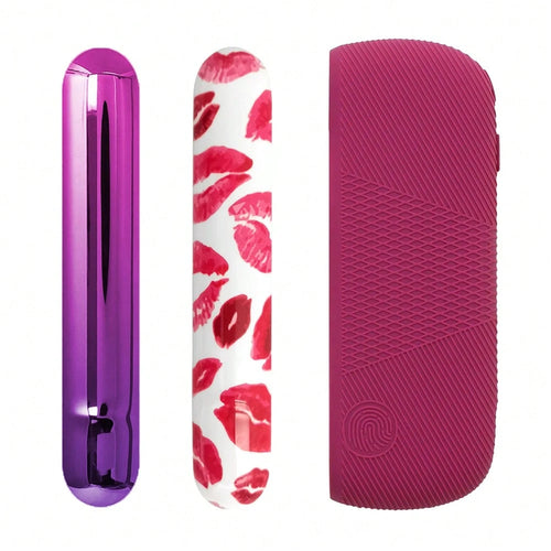 1 Shell 2 Side Cover Silicone Set Suitable For Iquos IRuma Protective Cover Anti Fall