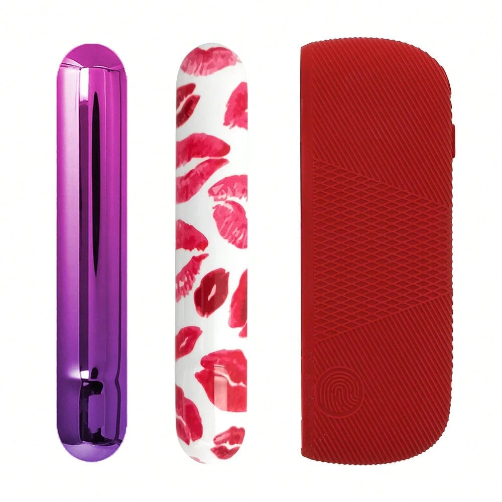 1 Shell 2 Side Cover Silicone Set Suitable For Iquos IRuma Protective Cover Anti Fall