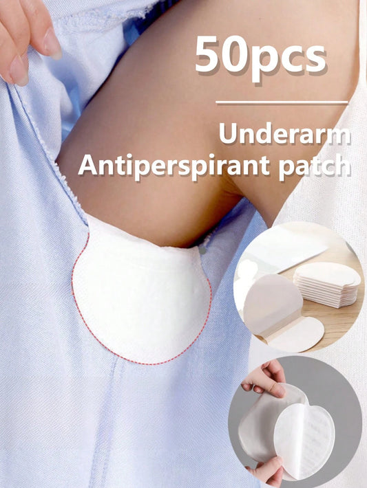 10/20/30/40/50pcs Disposable Sweat Pads, Underarm Sweat Absorbing Pads, Invisible Summer Clothing Stickers, Effective Underarm Odor Removal, Essential For Daily Outings In Summer