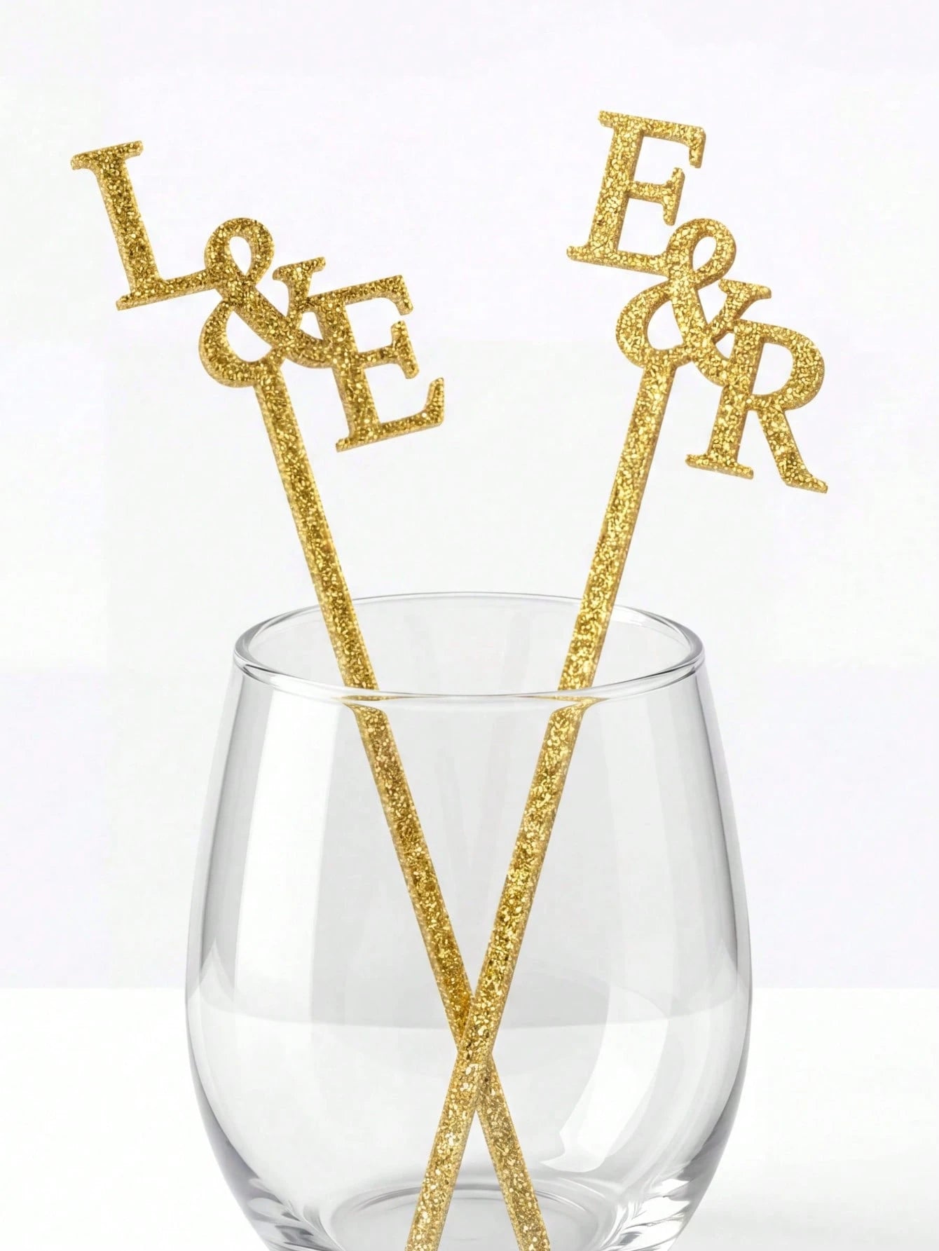 10/30/50pcs Customized Name, Personalized Acrylic Drink Stirrers, Single Letter Cocktail Stirrers For Wedding & Party,Forever Love, Mother's Day Gift, Anniversary Gift