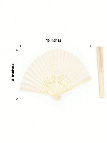 10/5/2pcs Set & 1pc Foldable Paper Hand Fan, Multipurpose Solid Color Folding Fan, Modern Collapsible Fan For Home, Performance Props, Summer
