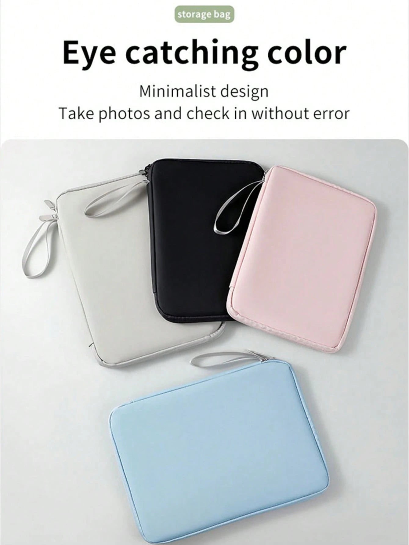 10.9 Inch Tablet Protective Case/Portable Bag, Compatible With IPad Pro M2/M1, Surface Pro 10.3 Inch X/9/8/7/6, With Accessory Pocket (10.9 Inch, Gray PU Leather) Laptop Bag/Laptop Protective Case/Lap