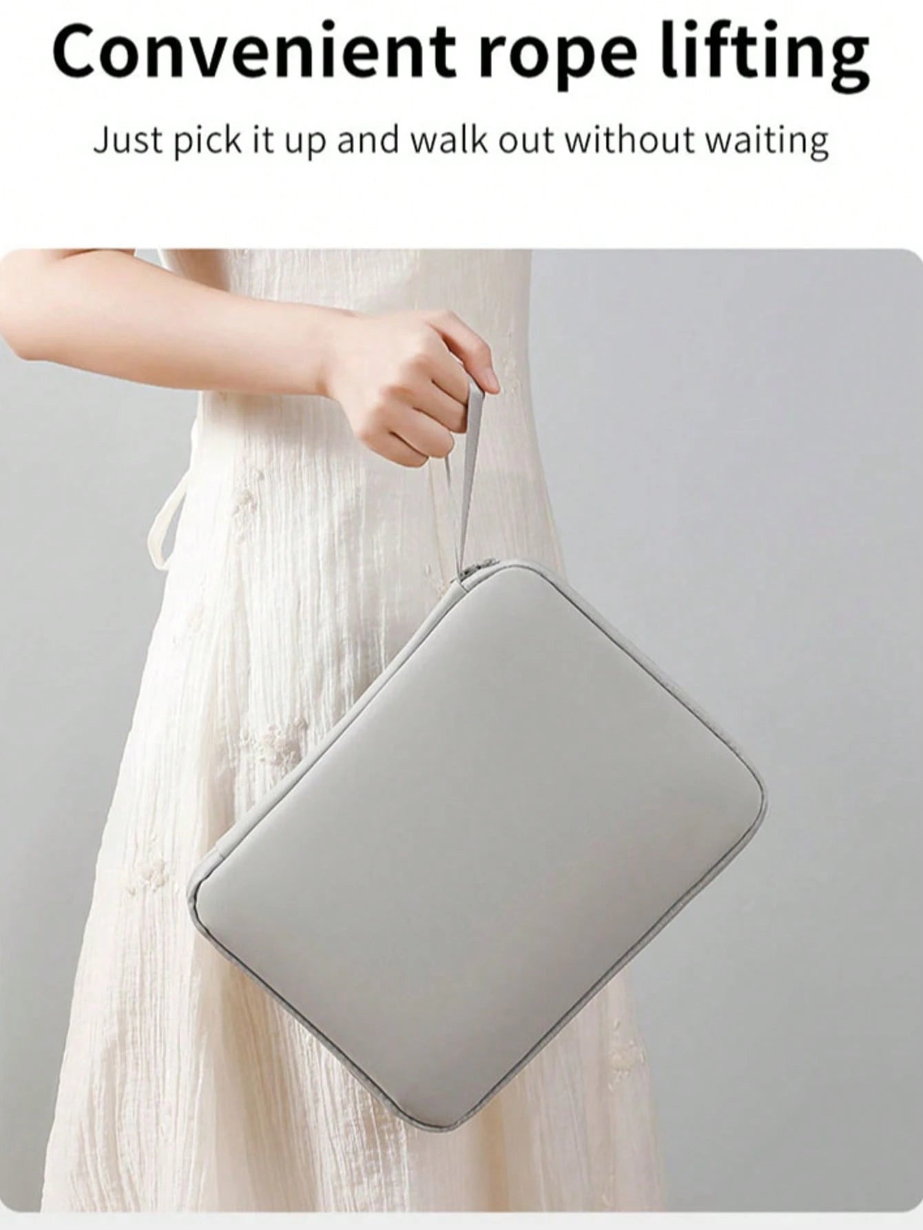 10.9 Inch Tablet Protective Case/Portable Bag, Compatible With IPad Pro M2/M1, Surface Pro 10.3 Inch X/9/8/7/6, With Accessory Pocket (10.9 Inch, Gray PU Leather) Laptop Bag/Laptop Protective Case/Lap