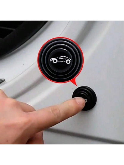 10 Pcs Car Door Anti-Collision Silicone Pads Shock Absorber Gasket Anti-Shock Protection Soundproof Silent Buffer Stickers Accessories