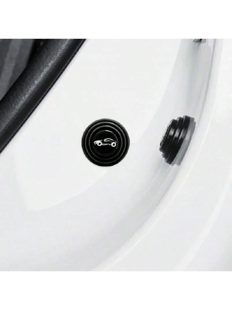 10 Pcs Car Door Anti-Collision Silicone Pads Shock Absorber Gasket Anti-Shock Protection Soundproof Silent Buffer Stickers Accessories