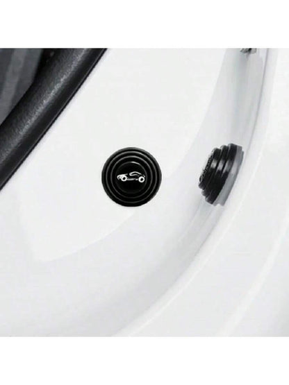 10 Pcs Car Door Anti-Collision Silicone Pads Shock Absorber Gasket Anti-Shock Protection Soundproof Silent Buffer Stickers Accessories
