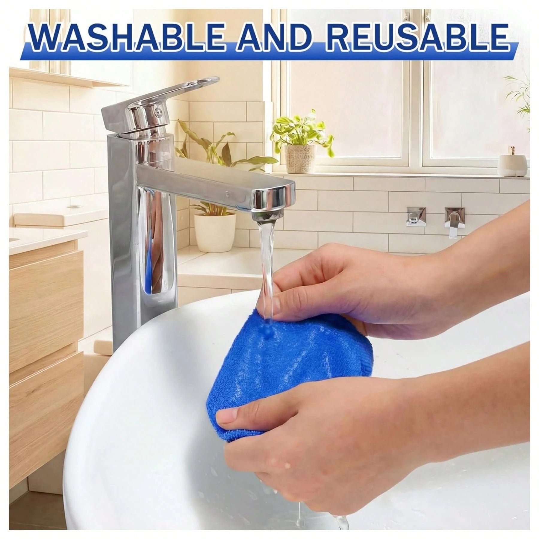 10 Pcs Car Windshield Cleaner Kits With Extendable Handle, 6 Microfiber Towel Pads, 1 Brush, 1 Wiping Sponge,1 Empty Spray Bottle For Auto Glass Wiper Suvs Rvs & Home Windows (Blue)