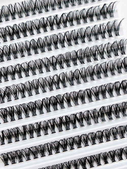 10 Rows  120 Clusters Eyelashes, 30D Mix Full Curled Eyelashes, Natural Appearance Single Length DIY False Eyelasheslash Clusters,Eyelash Clusters,Individual Eyelashes,Lashes,Fake Lashes