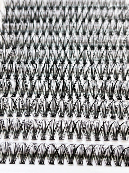 10 Rows  120 Clusters Eyelashes, 30D Mix Full Curled Eyelashes, Natural Appearance Single Length DIY False Eyelasheslash Clusters,Eyelash Clusters,Individual Eyelashes,Lashes,Fake Lashes