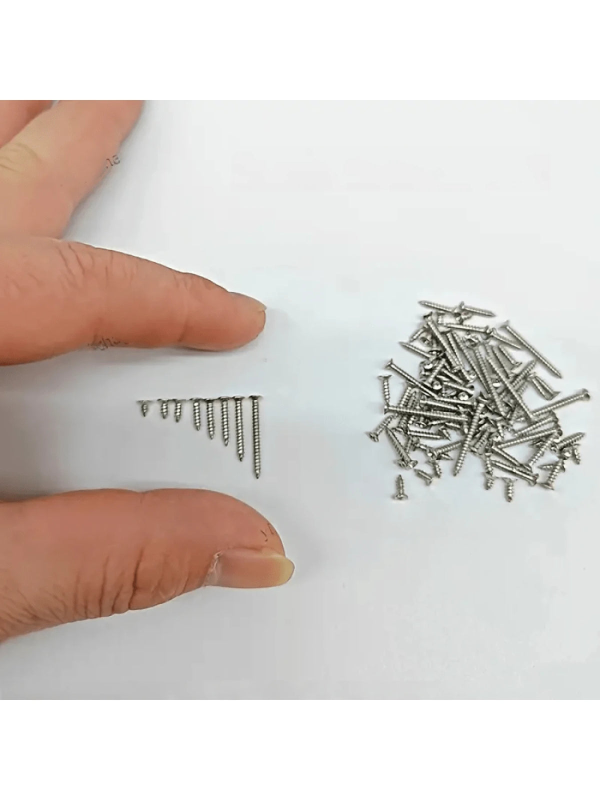 100/620pcs M2M3M4 Self Tapping Screw Assortment Kit Tapping Screw Assortment Kit Lock Nut Wood Thread Nail Screw Sets Self Lock Nut Wood Thread Nail Screws Sets