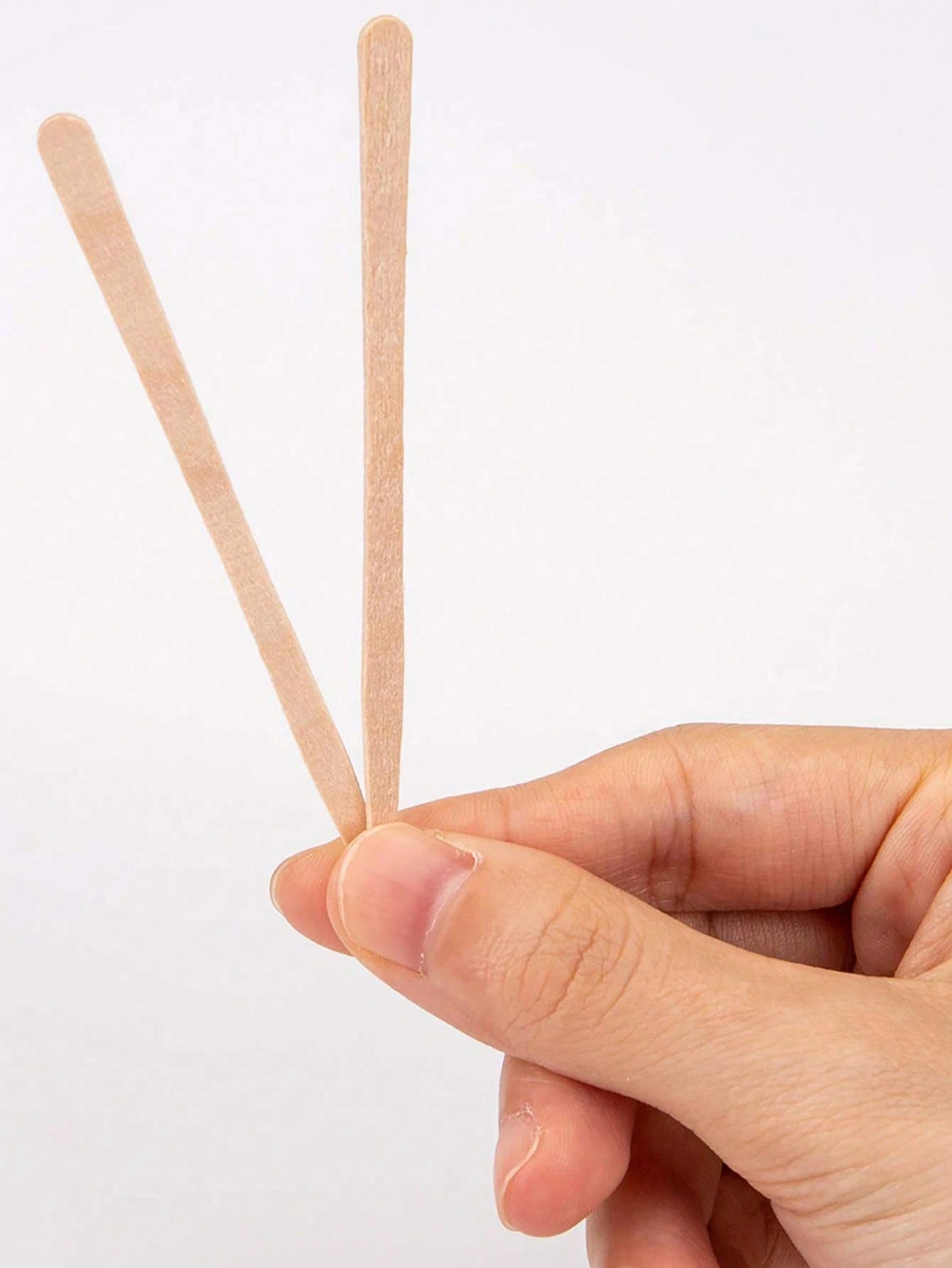 100 Pieces Wooden Wax Sticks- Body Eyebrow, Lip, Nose Small Waxing Applicator Sticks For Hair Removal And Smooth Skin Professional Spa And Home Use (Pack Of 100),Hair Products And Accessories For Ba