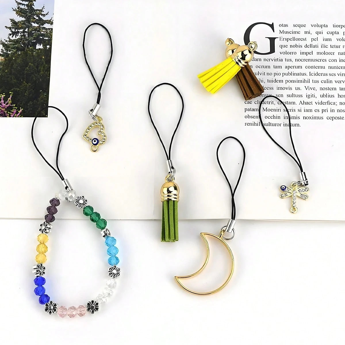 100pcs Black Lanyard Wrist Strap With Silver Open Ring, Multifunctional For Phone, USB, MP3, Keychain And DIY Projects
