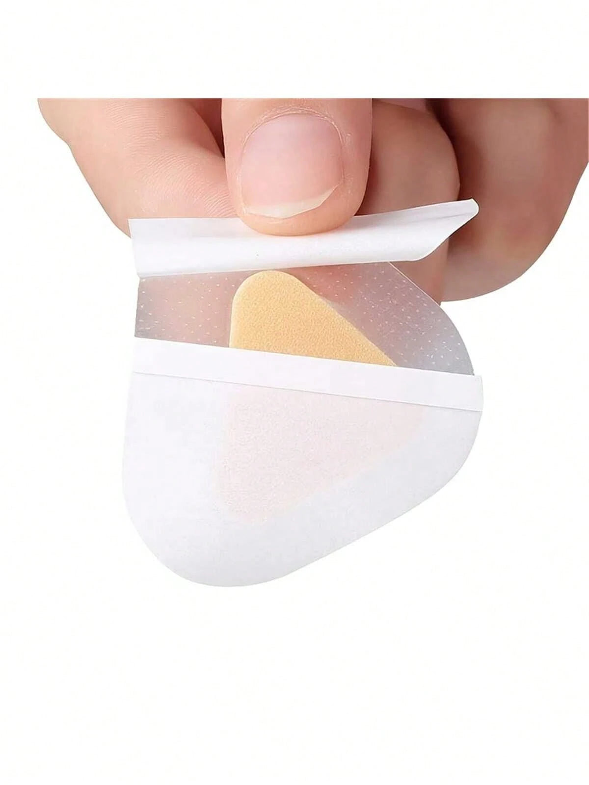 100pcs Invisible Foot Pads, Thin Transparent Shoes Inserts, Prevent Friction & Blisters For High Heels