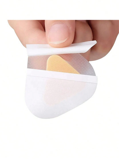 100pcs Invisible Foot Pads, Thin Transparent Shoes Inserts, Prevent Friction & Blisters For High Heels