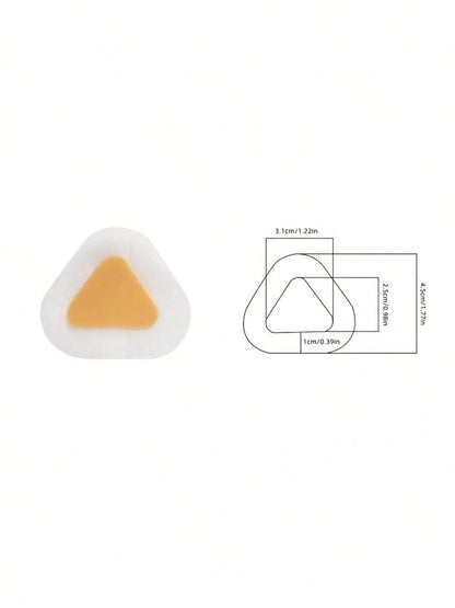 100pcs Invisible Foot Pads, Thin Transparent Shoes Inserts, Prevent Friction & Blisters For High Heels