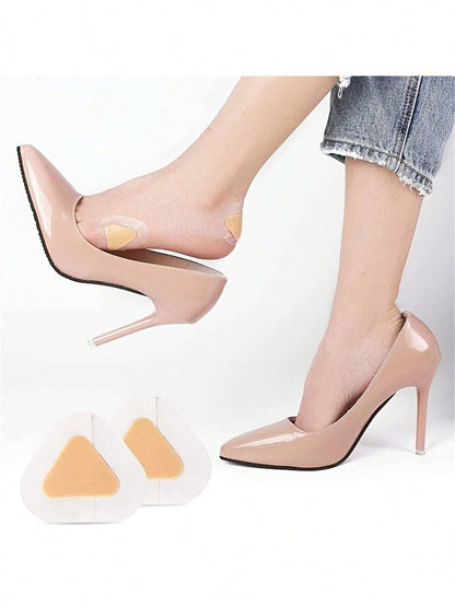 100pcs Invisible Foot Pads, Thin Transparent Shoes Inserts, Prevent Friction & Blisters For High Heels