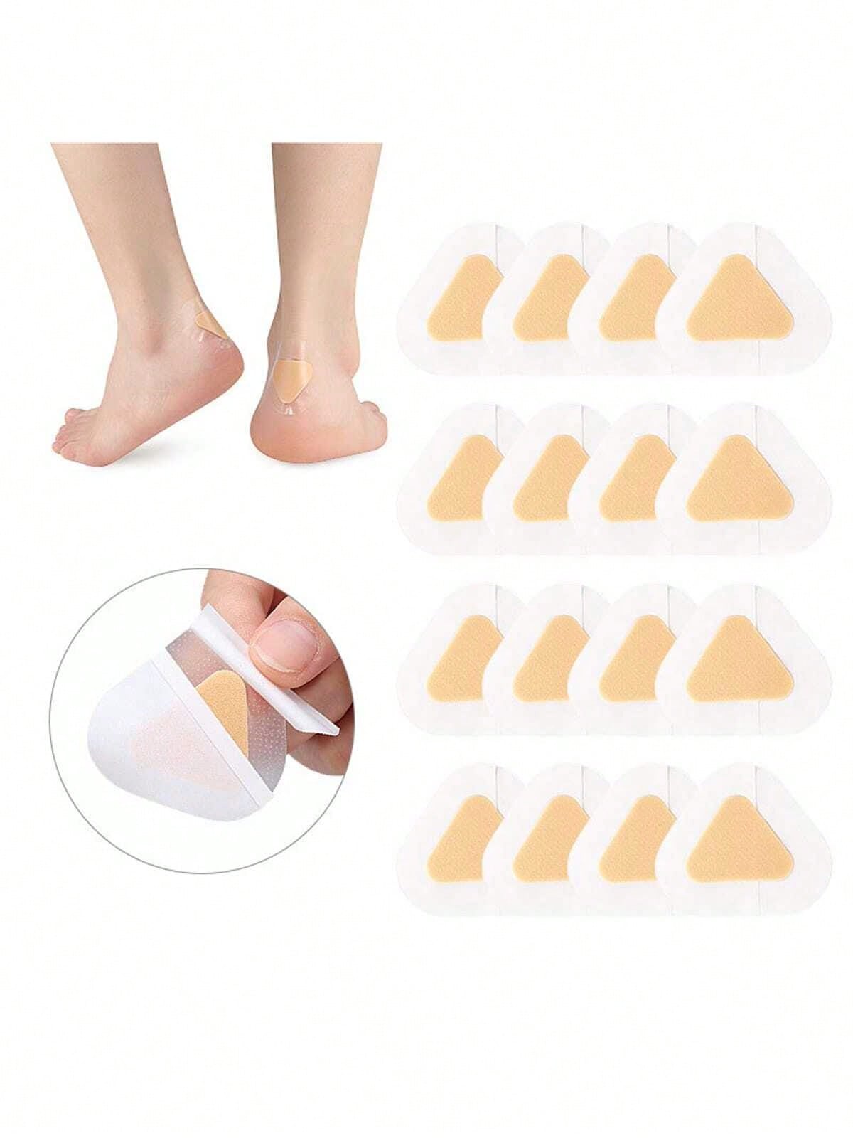 100pcs Invisible Foot Pads, Thin Transparent Shoes Inserts, Prevent Friction & Blisters For High Heels