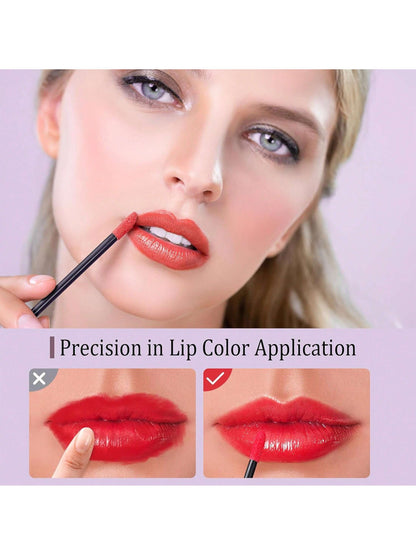 100pcs Lip Gloss Applicators With 1 Replacement Container, Lip Brush Sticks For Lipstick And Lip Gloss, Black Makeup Applicator, Cosmetic Beauty Tool Set