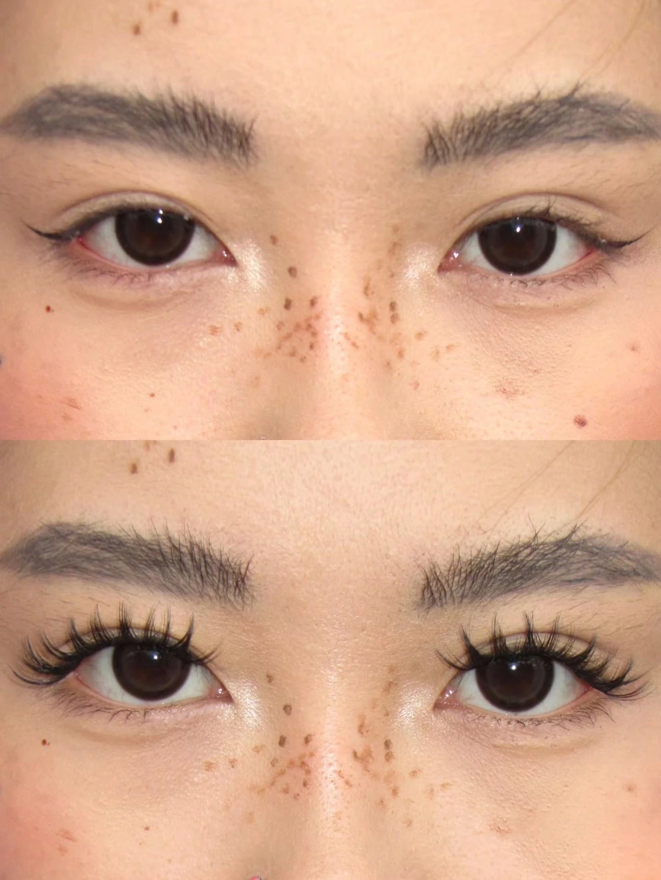 100pcs Natural Looking Soft Eyelashes Without Glue For Beginners, Cute Cartoon Pet Eyelashes Three-Part Segmented C-Curl False Eyelasheslash Clusters,Eyelash Clusters,Individual Eyelashes,Lashes,Fake