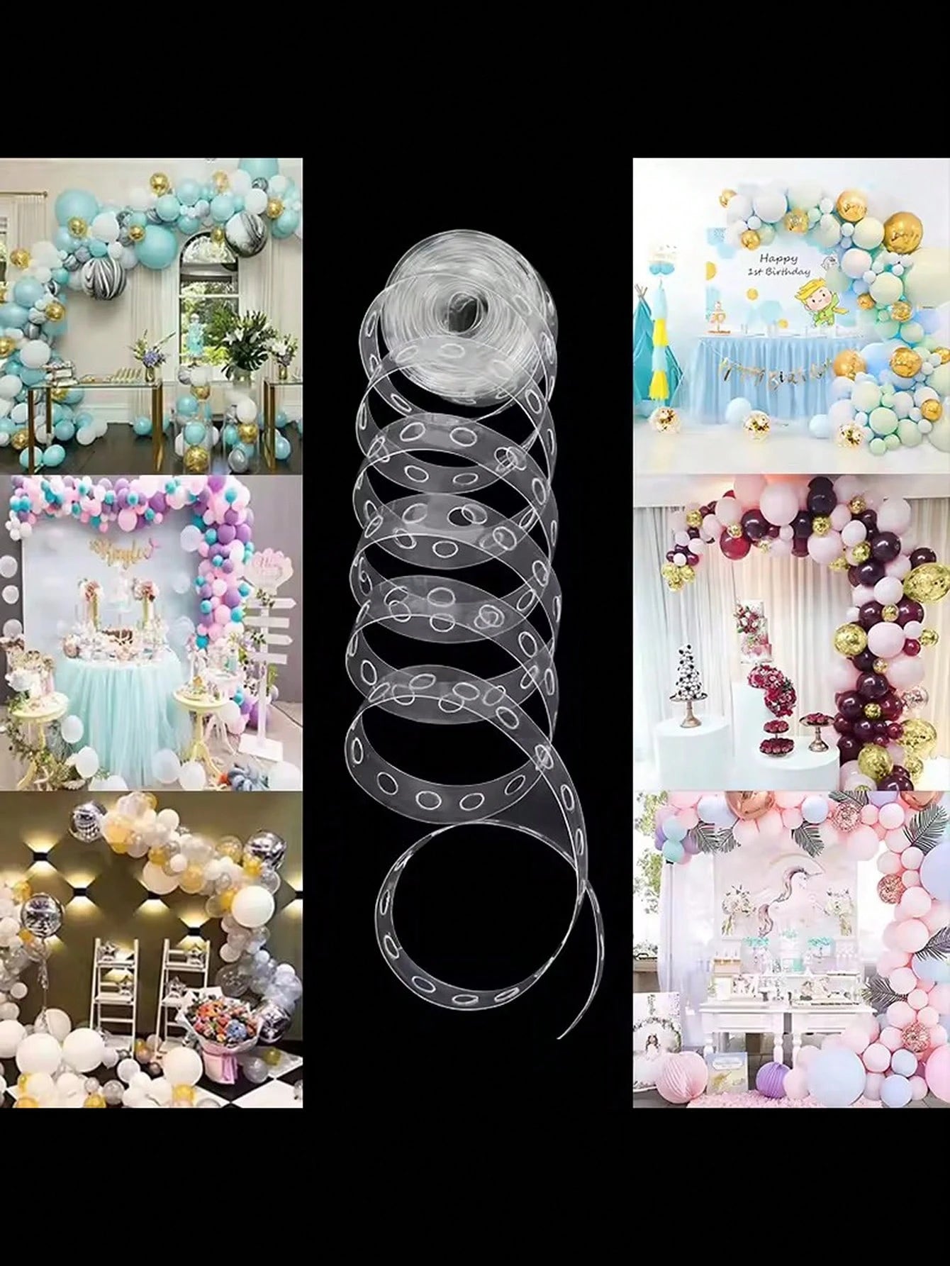 100pcs Party Supplies: Balloon Glue, Glue Dots, Double-Sided Tape, Removable Adhesive Water, No-Trace Glue
