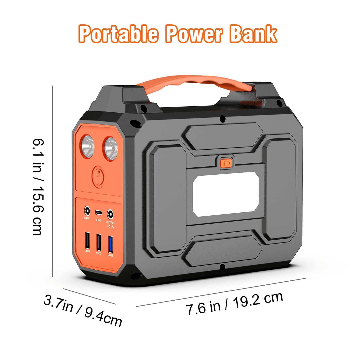 100W 146Wh Portable Power Station Solar Generator Battery Pack Fast Charging With Multiple Outlets LED Flashlight For Outdoor Camping, Road Trip, Hiking, Fishing, RV Trip, Emergency Power, Festival Gi