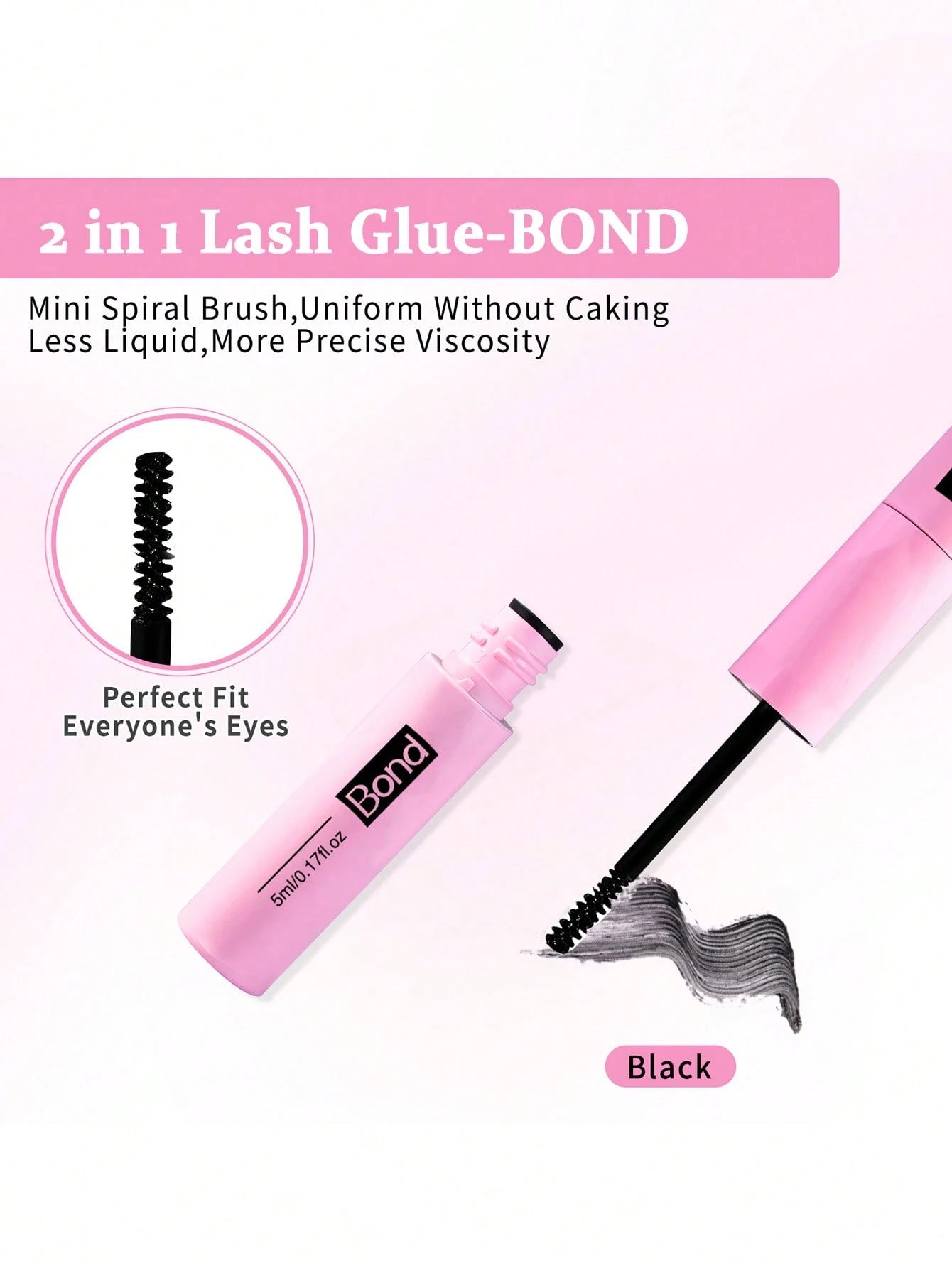 10ml Eyelash Glue And Sealant, 5ml Remover, Tweezers, Suitable For False Eyelashes, Fine And Long-Lasting Waterproof, All-Day Wear, 2-In-1 Eyelash Glue And Sealant, Suitable For DIY Eyelash Extension
