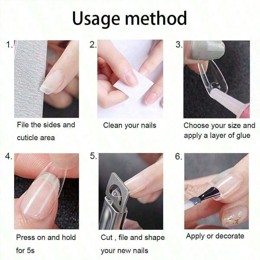 10pc Nail Glue, Super Strong Nail Glue For Acrylic Nails Long Lasting Professional Nail Tip Glue For Press On Nails Bond For Acrylic Nails Adhesive Nail Glue For False Nail Tips 2g/0.07OZ/PCS