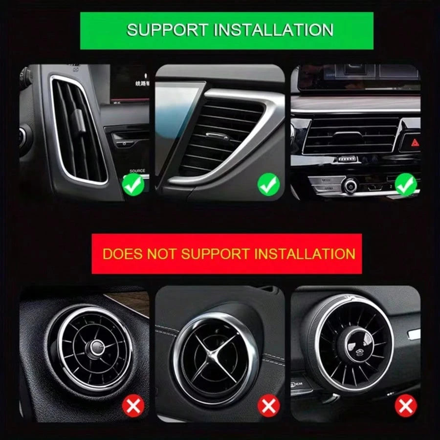 10pcs 7.87inch Car Air Conditioner Decoration Strip For Vent Outlet, U Shape Plated PVC Color Shiny Car Decorative Strips, Styling Car Door Edge Corner Protector, Durable And Fashionable Design To Enh