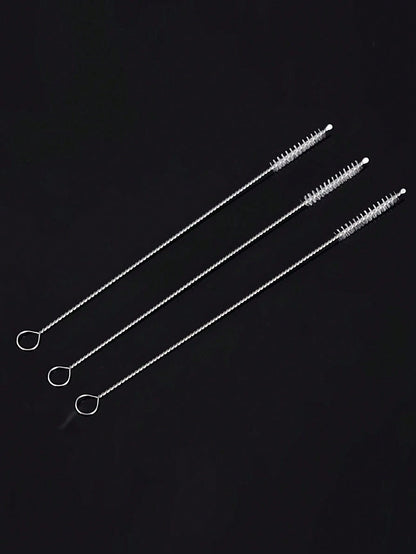 10pcs Assorted Styles/Stretchable Straw Brushes For Baby Bottles & Cup, Children Water Bottle Tube Cleaning Brushes- Excluding Bottles/Cups