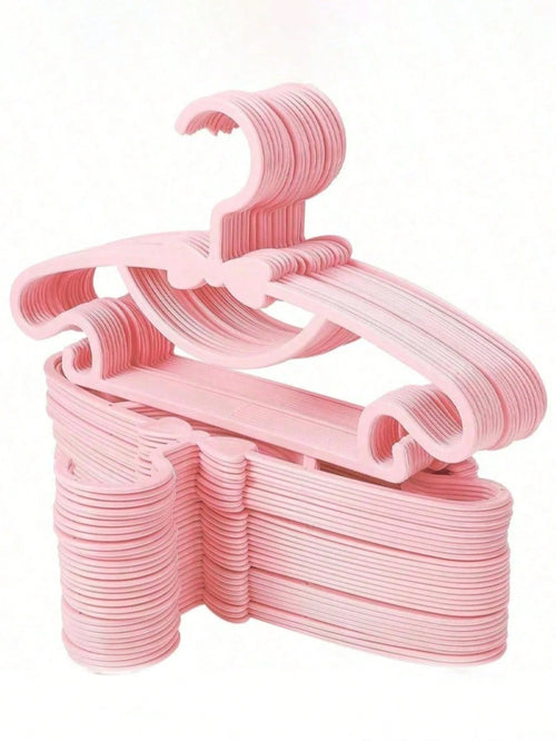 10pcs Plastic Baby Hangers With Bow, Non-Slip, Suitable For Newborn/Infant Clothing Storage, Ultra-Thin, Baby Shower Gift
