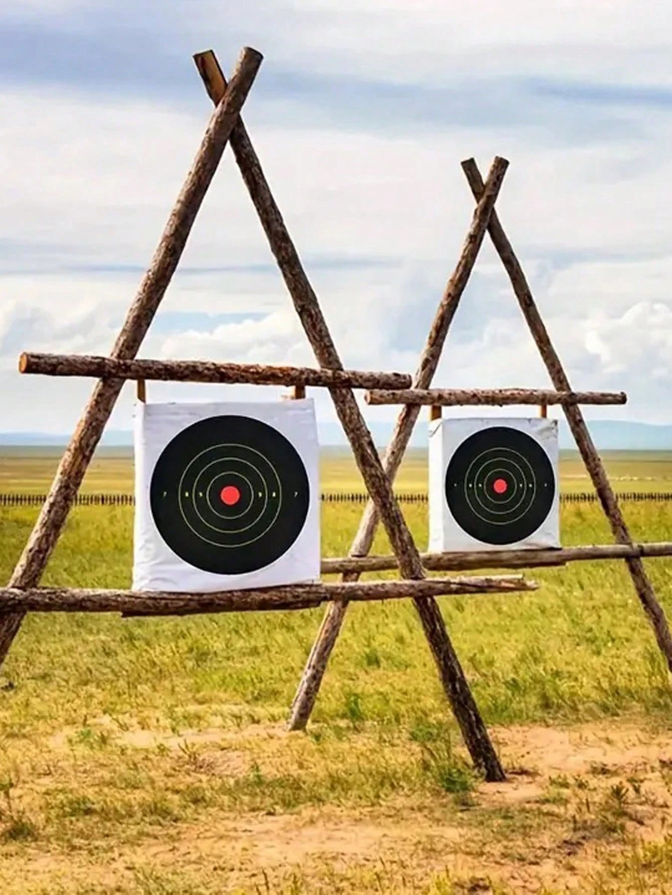 10pcs Shooting Target Paster Self Adhesive Reactivity Aim Hunt Training Target Papers Stickers Training Hunting Accessories- 8 Inches For Shooting Practice, Tactical Gear, And Hunting
