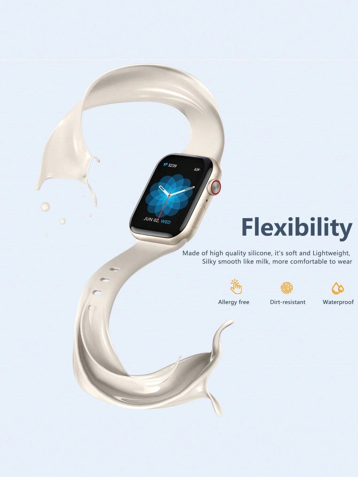 10pcs Soft Silicone Sports Watch Bands For Apple Watch 38mm 40mm 41mm 42mm 44mm 45mm 46mm 49mm, Compatible With Series 10 SE 9 8 7 6 5 4 3 Ultra, Unisex Fashion Fitness Essential Gift Set