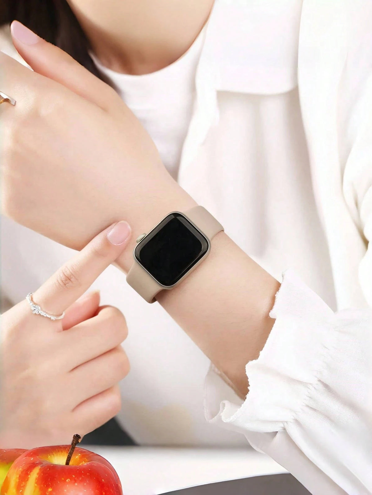 10pcs Soft Silicone Sports Watch Bands For Apple Watch 38mm 40mm 41mm 42mm 44mm 45mm 46mm 49mm, Compatible With Series 10 SE 9 8 7 6 5 4 3 Ultra, Unisex Fashion Fitness Essential Gift Set