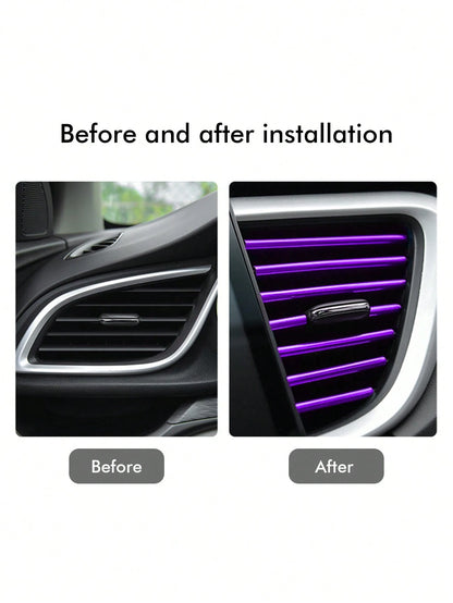 10pcs Solid PVC Car Air Outlet Accessory